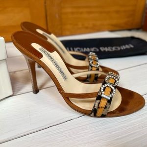 Luciano Padavon brown high heel